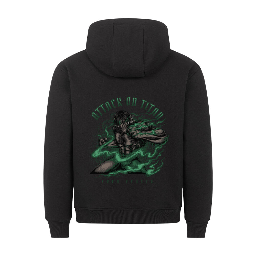 "Eren Yaeger X Attack on Titan" Premium Hoodie